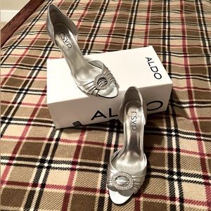 Sexy Silver Glamour Heels